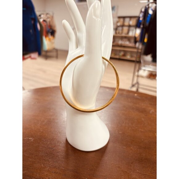 Kate Spade Et Cetera Idiom Bangle Bracelet Teal And Gold - Picture 2 of 5